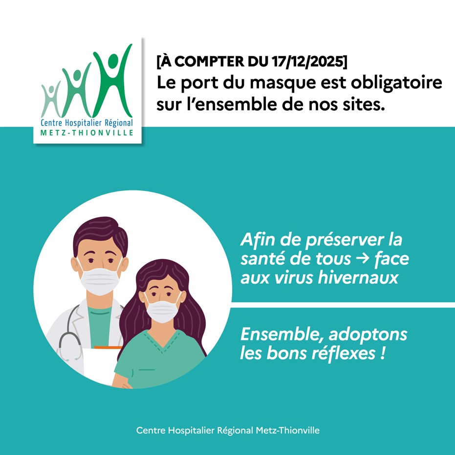 Retour du masque au CHR Metz-Thionville