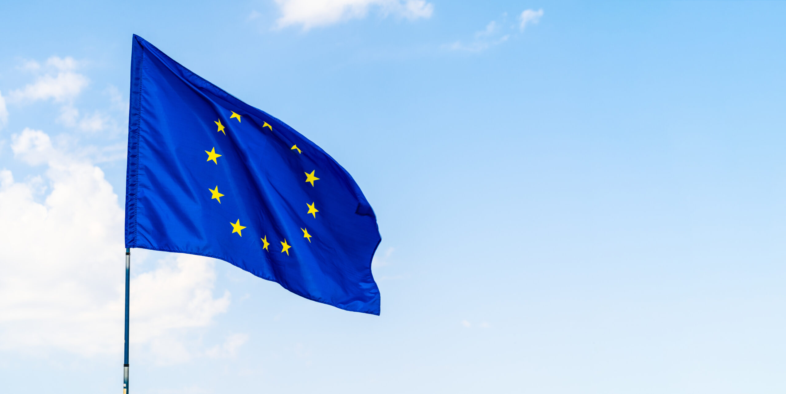 Photo du drapeau européen