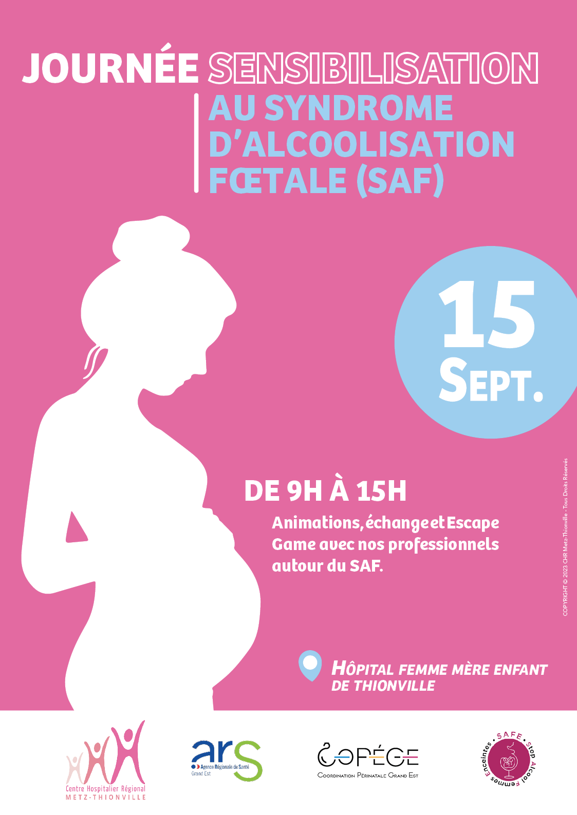 Journée de sensibilisation au SAF – Syndrome d&rsquo;alcoolisation fœtale